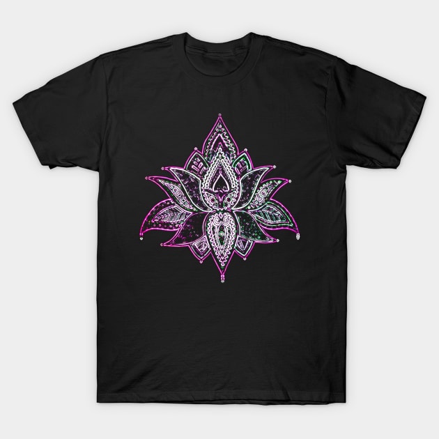 Lotus Neon T-Shirt by enchantingants